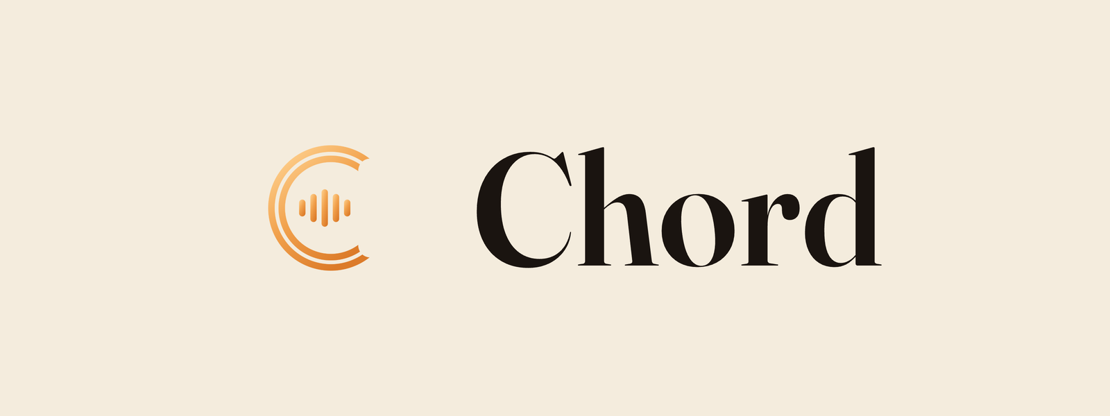 Chord wordmark, light background